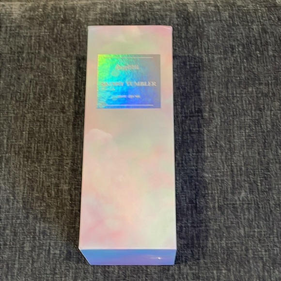 New in box “50 & Fabulous” skinny tumbler by Onebttl metal straw 20 ounces/500mL - Picture 10 of 11